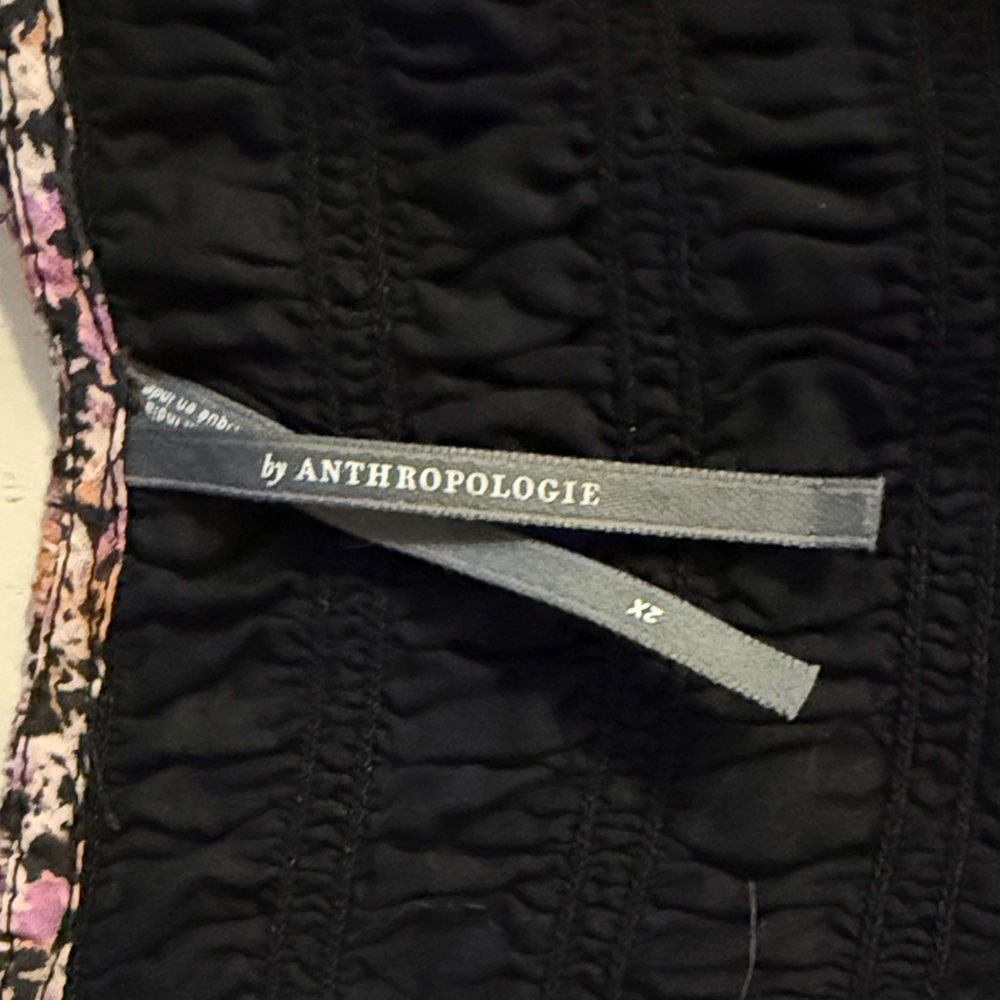Anthropologie Dusty Rose Floral High-Low Maxi Dress - Picture 6 of 9